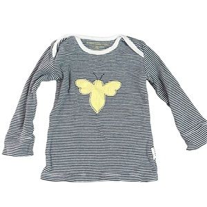 Burt's Bees Baby Striped Long Sleeve Top, size 12 Months